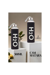Cam Matara 2 li SET Siyah 750 ML Missana Design